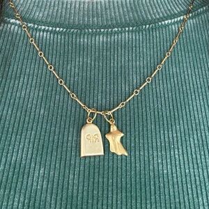 Vintage ghost charm pendant